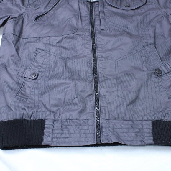 Men's D73 DENIM 73 Jacket, Grey Size L - Picture 4 of 13